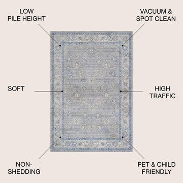 Modern Persian Vintage Moroccan Traditional Area Rug